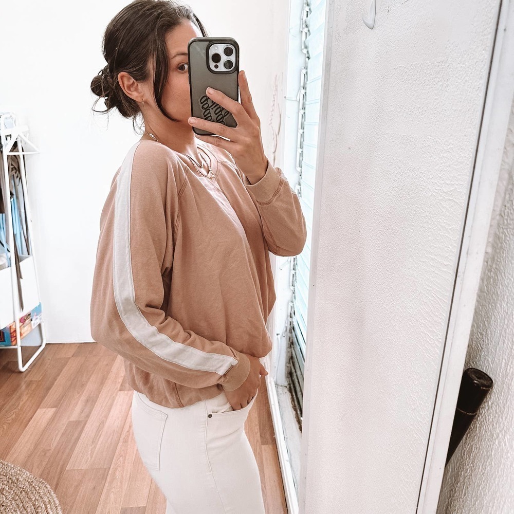 Acacia Wyoming Sweater In Barefoot Beige Size Sma… - image 5